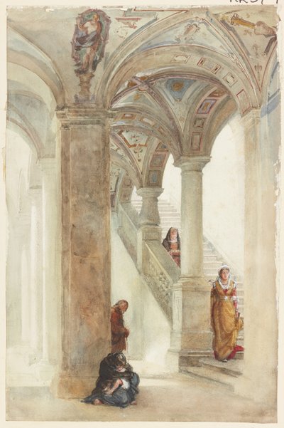 The Staircase of a Palace by William Wood Deane